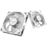 Asus tuf gaming tr120 argb reverse case blæser (hvid, 120 x 120 x 28 mm)