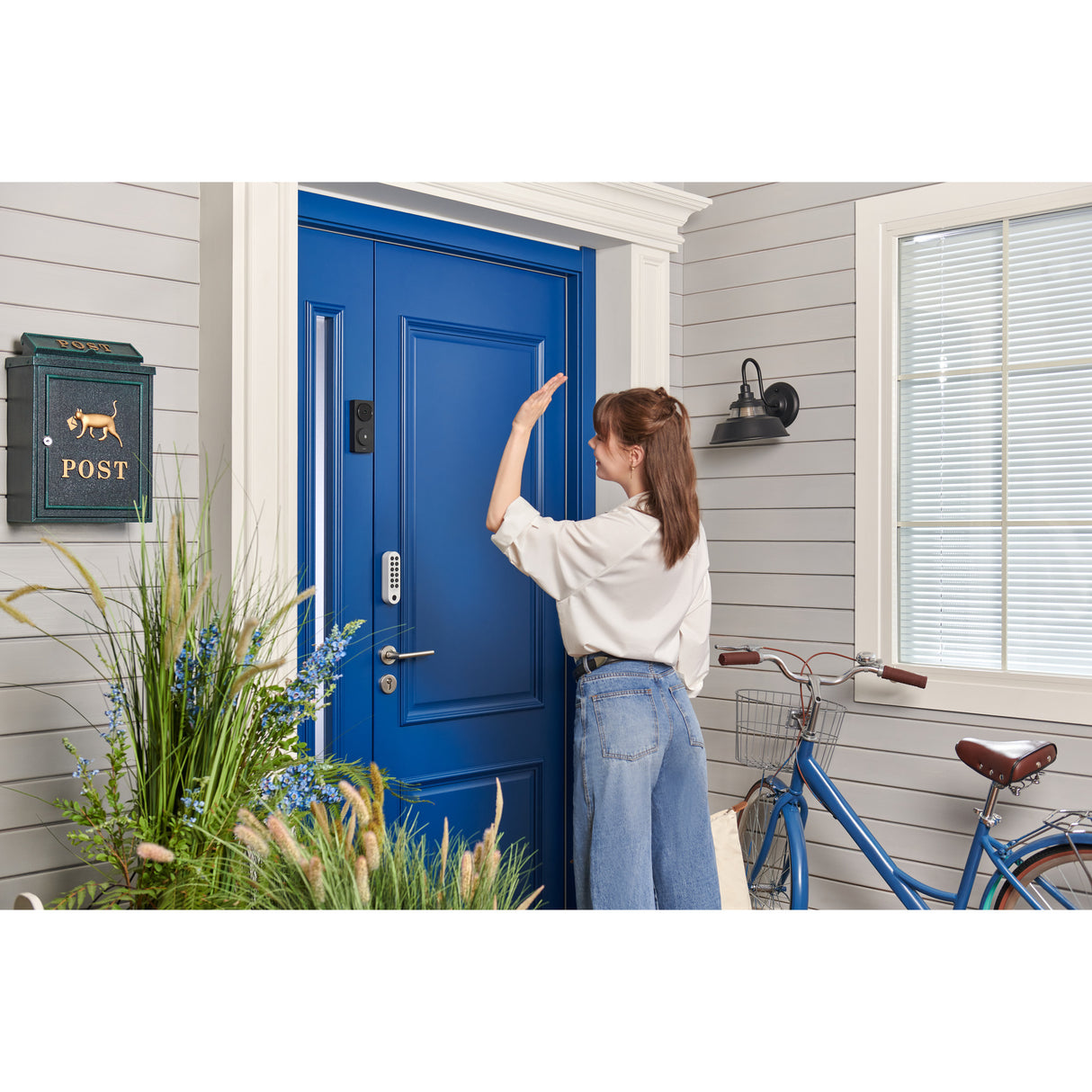 Aqara smart videodørklokke g410 select (sort, wifi, bluetooth, zigbee, matter)