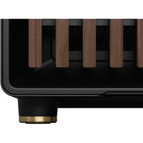 Fractal design nord midi tårnhus (sort træ farve | 2x USB-A | 1x USB-C | hærdet glas)