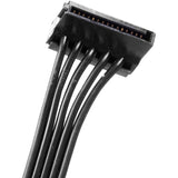 Silverstone sst-ex850r-pm modulær 850 watt strømforsyning (sort, 2x pcie)