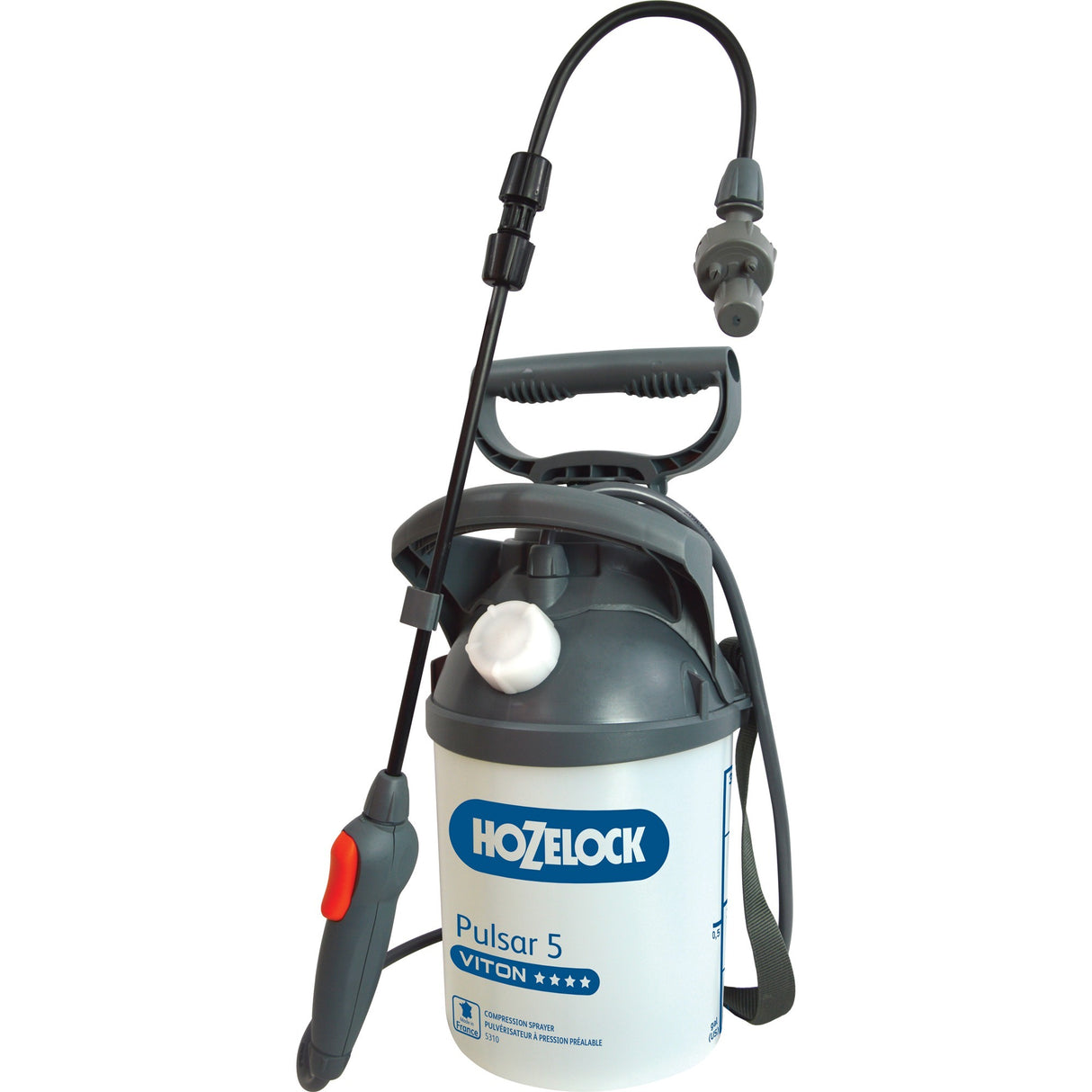 Hozelock 5310 pulsar viton 5 liter tryksprøjte (hvid grå)