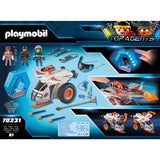 Playmobil top agenter - spion team snescooter byggelegetøj (70231)