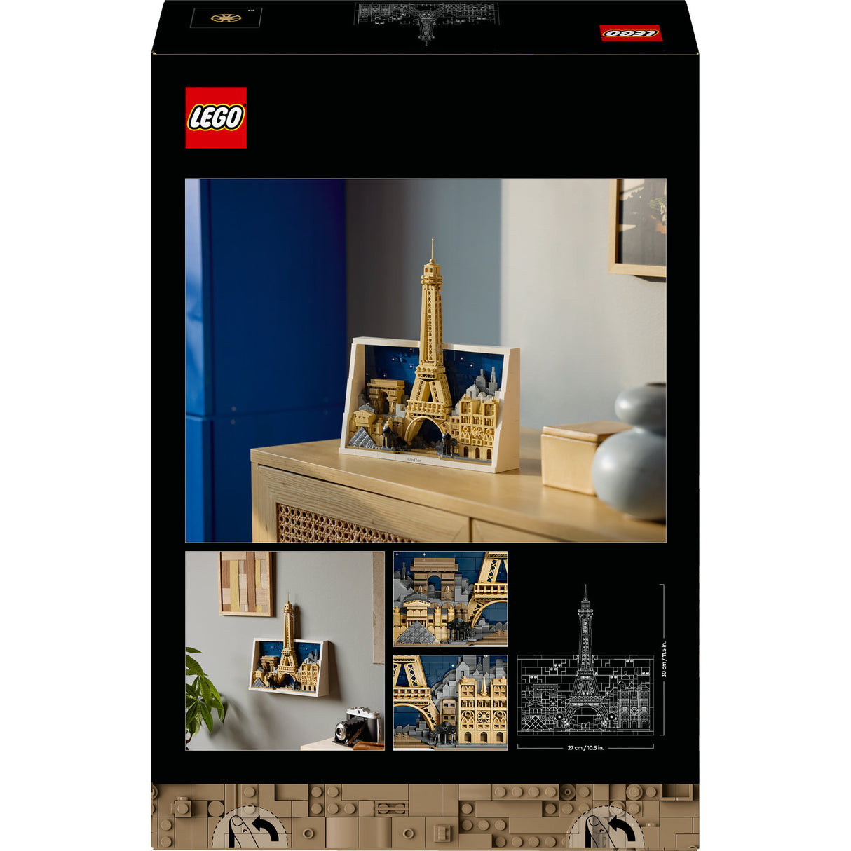 Lego ® arkitektur paris – kærlighedens by - 21064