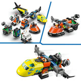 Lego city store køretøjer 60505 fly, servicekøretøj og hovercraft remix