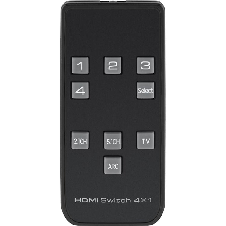 Goobay HDMI switch 4-1 lydudgang 4K KVM switch (sort)