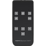 Goobay HDMI switch 4-1 lydudgang 4K KVM switch (sort)