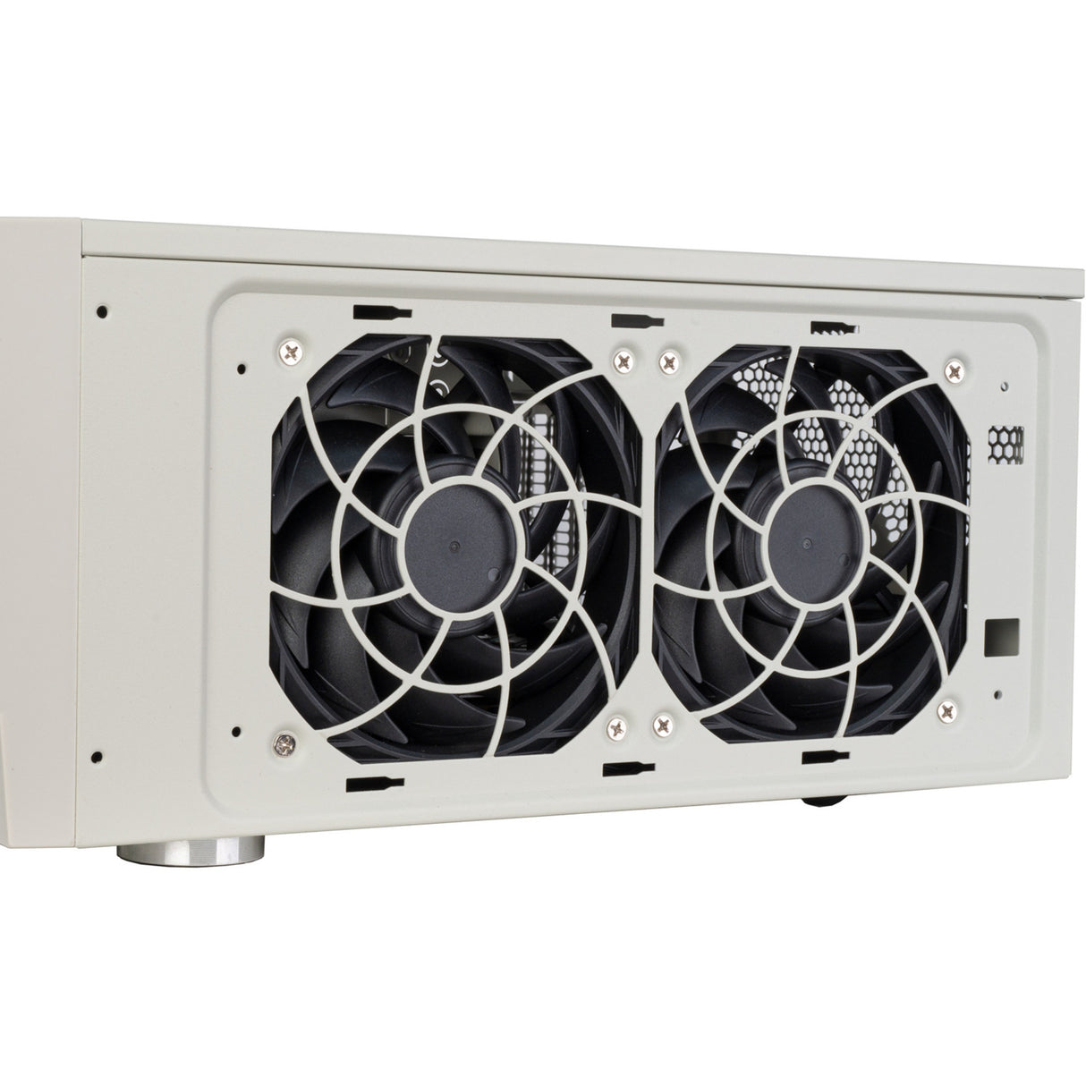Silverstone FLP01 HTPC-hus (creme | 2x USB-A | 1x USB-C)