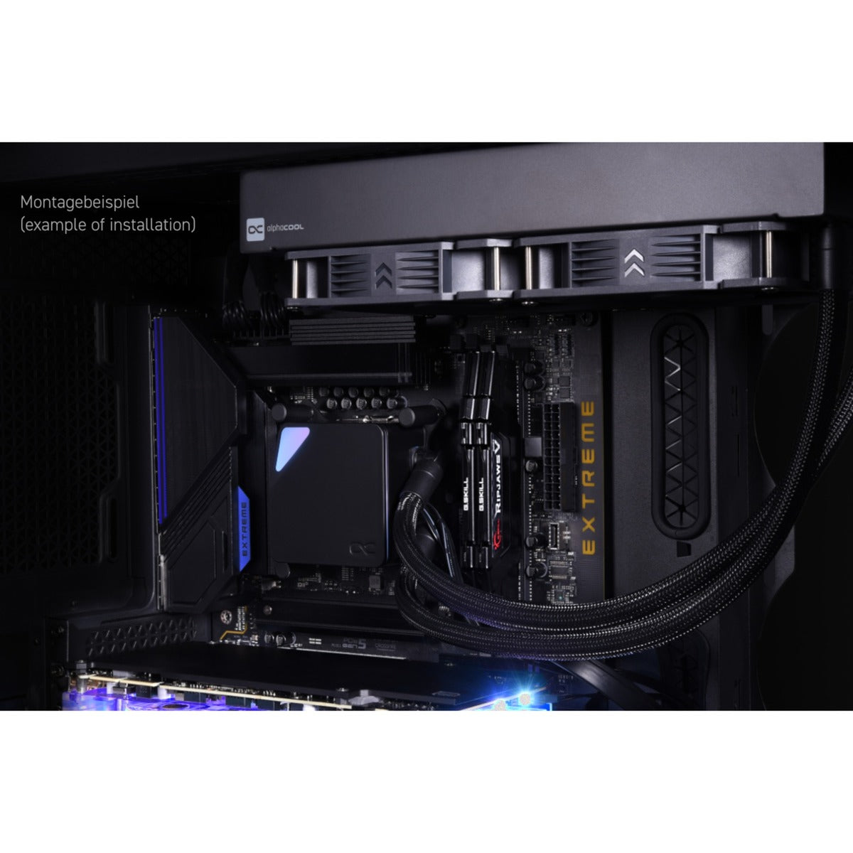 Alphacool core ocean t38 280 vandkøling (sort)