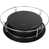 Kamado joe slōroller med madlavningsstativ i rustfrit stål til klassisk i ii indsatsgitter