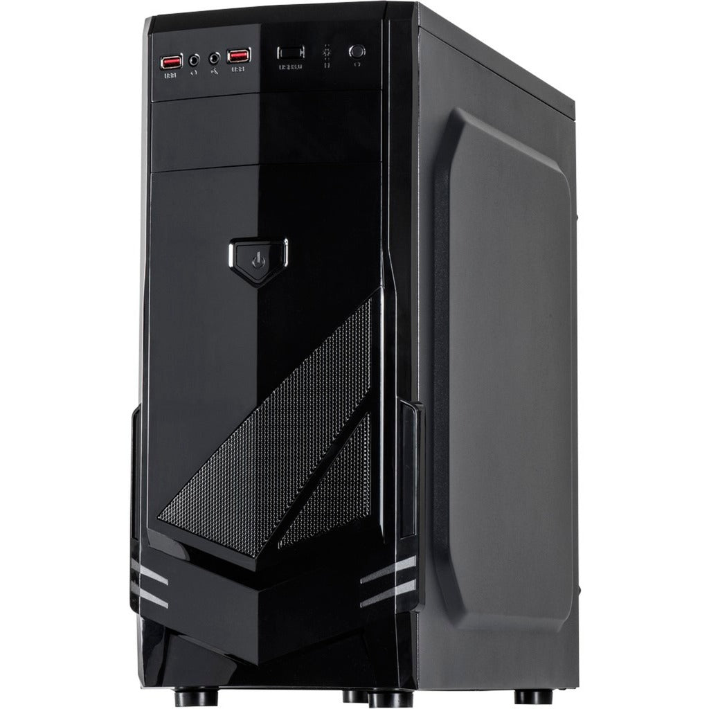 Inter-tech b-30 midi tårnhus (sort | 2x USB-A)