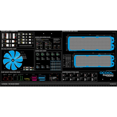 Alphacool æggebakke antistatisk mat