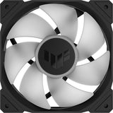 Asus tuf gaming tr120 argb case fans (sort, 3 stykker, 120 x 120 x 25 mm)