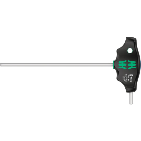 Wera 454 5 hf shk sæt 1 skruetrækker sæt T-greb skruetrækker hex-plus med holdefunktion (sort grøn, 5 stk.)