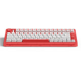 Iqunix og80 joy forhandler trådløst mekanisk tastatur (rødt, us-layout (qwerty), cherry mx silent red, 80% (tkl), rgb-lysdioder, hot-swappable, pbt, 2.4ghz | bluetooth 5.1 | usb-c)