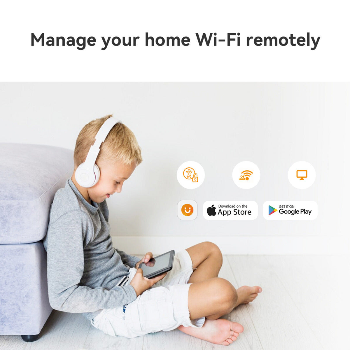 Imou HX21 AX3000 Dual Band Wi-Fi 6-router (hvid, mesh)