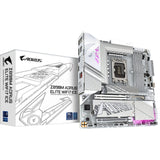 Gigabyte Z890M Aorus Elite WF7 Ice Socket 1851 bundkort (RAID, 2,5 GB-LAN, Wi-Fi 7, BT, lyd, µATX)