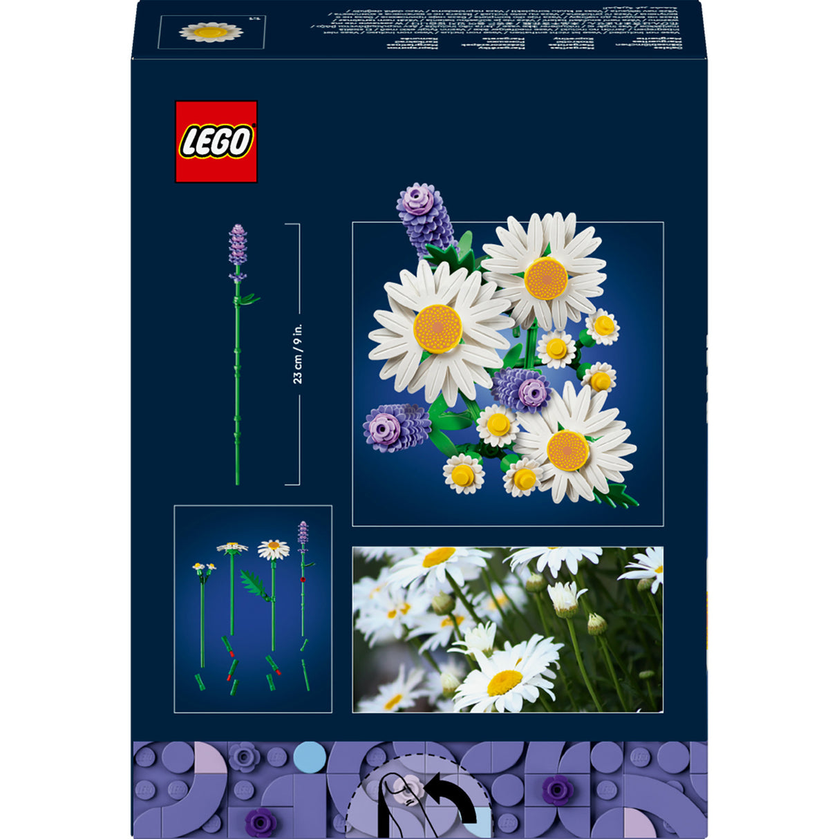 Lego botanicals tusindfryd blomster - byggesæt til børn - 11508