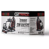 Næste niveau racing GT banesimulator cockpit racing simulator (sort)