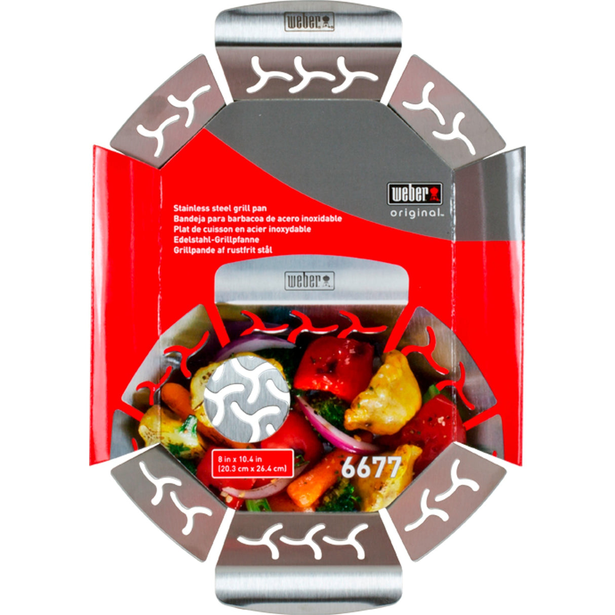 Weber grøntsagskurv lille (6677) (rustfrit stål)