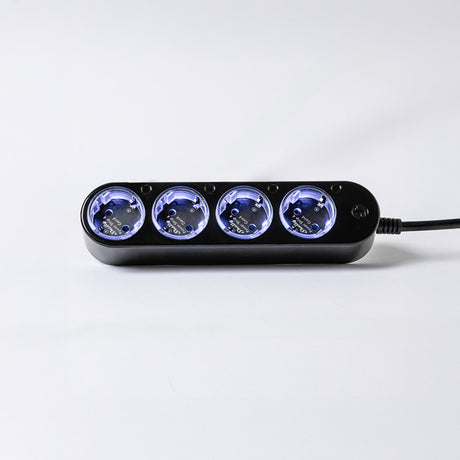 Shelly power strip gen4 stekkerdoos (zwart, wifi, bluetooth, zigbee)