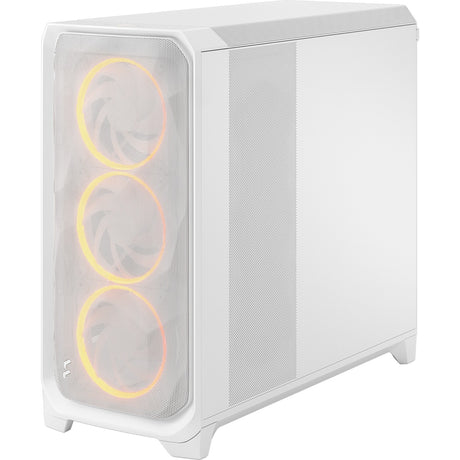 Fractal design meshify 3 xl rgb stort tårnhus (hvid | 2x usb-a | 1x usb-c | rgb | hærdet glas)