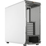 Fractal design nord xl midi tårnhus (hvid træfarve | 2x USB-A | 1x USB-C | hærdet glas)