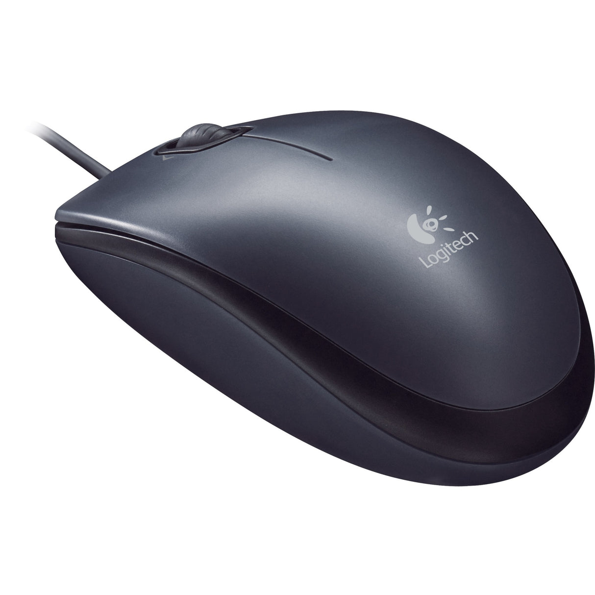 Logitech mus m90 (mørkegrå, 1000 dpi, detail)