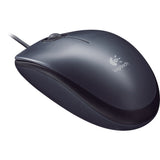 Logitech mus m90 (mørkegrå, 1000 dpi, detail)