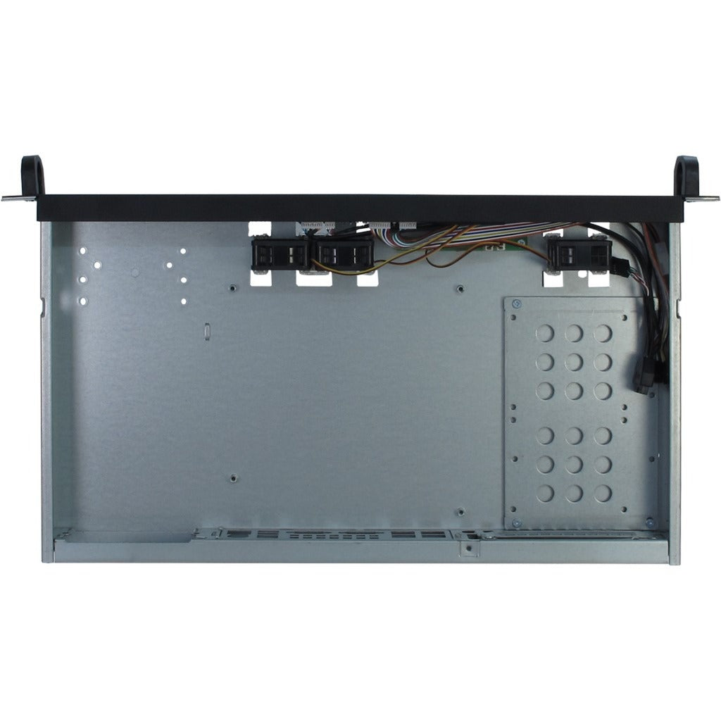 Inter-tech 1u k-125l rackhus (sort | 2x USB-A)