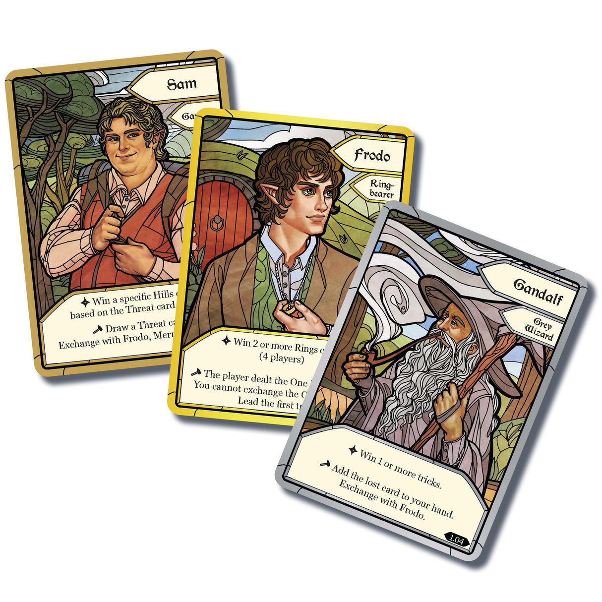 Asmodee, ringenes herre: ringens fællesskab: kortspil, der tager tricks (engelsk, 1 - 4 spillere, 20 minutter, fra 10 år)