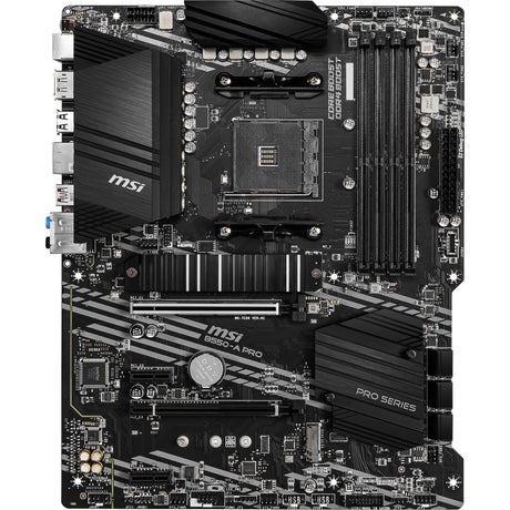 MSI B550-A Pro Socket AM4 bundkort (sort, RAID, GB-LAN, lyd, ATX)