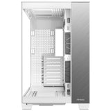 Antec c8 midi tårnhus i aluminium (hvid sølv | 2x USB-A | 1x USB-C | hærdet glas)