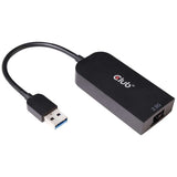 Club 3D USB-A 3.2 Gen1 > RJ-45 2,5 Gbps adapter (sort, 0,16 meter)