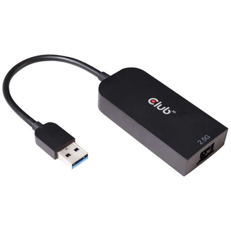 Club 3D USB-A 3.2 Gen1 > RJ-45 2,5 Gbps adapter (sort, 0,16 meter)