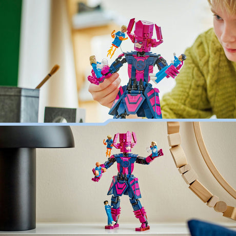Lego superhelte vidunder 76316 fantastisk fire vs. galactus konstruktionsfigur