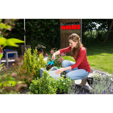 Gardena blomsterske stor håndske (turkis sort, 8953-20)