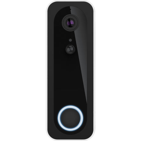 Trust doorcam-3000 smart WiFi dørklokkekamera (hvid sort, 2,4 GHz WiFi)