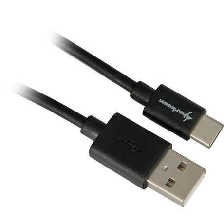 Sharkoon USB-A 2.0 - USB-C-kabel (sort, 1,5 meter)