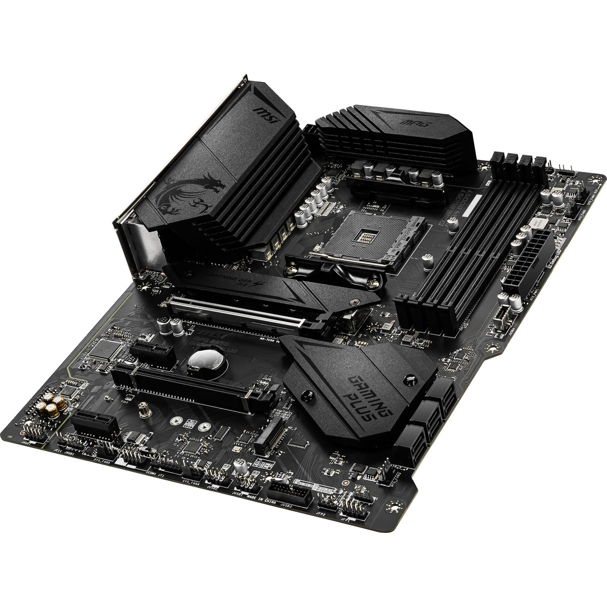 MSI MPG B550 Gaming Plus Socket AM4 bundkort (sort, RAID, GB-LAN, lyd, ATX)