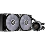 Sharkoon s80 rgb vandkøling (sort, 4-benet pwm ventilatorstik)