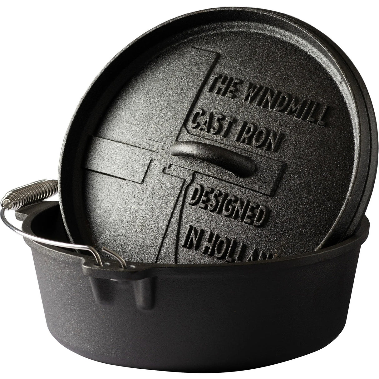 The Windmill Dutch Oven 6 qt uden ben kogepande (sort, ø 31,5 cm | 5,9 liter)