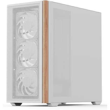 Aerocool b301a mini tårnhus (hvid | 1x USB-A | 1x USB-C | RGB)
