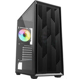 Sharkoon VK2 RGB MIDI Tower-hus (sort | 2x USB-A | RGB | hærdet glas)