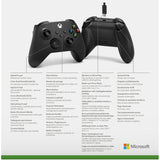 Microsoft Xbox Wireless Controller + USB-C-kabel (sort, inkl. USB-C-kabel | PC, Xbox One, Xbox Series X, Xbox Series S)