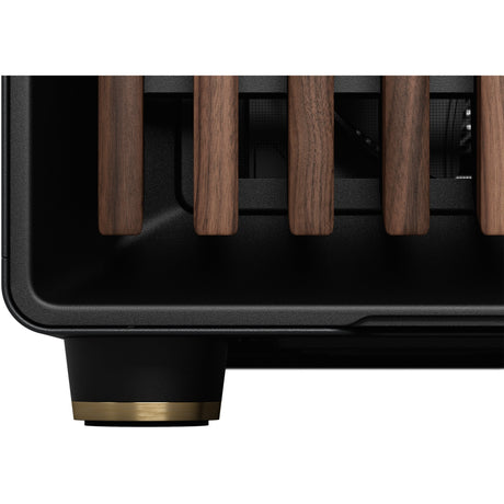 Fractal design nord xl midi tårnhus (sort træfarve | 2x USB-A | 1x USB-C | hærdet glas)