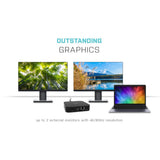 I-tec USB-C HDMI DP-dockingstation med strømforsyning 65W + universaloplader 77 W (sort)