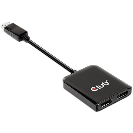 Club 3D Multi Stream Transport Hub DisplayPort 1,4 til 2x HDMI Dual Monitor 4K60Hz Adapter (sort)