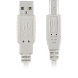 Sharkoon USB-A 2.0 > USB-B-kabel (grå, 0,5 meter)