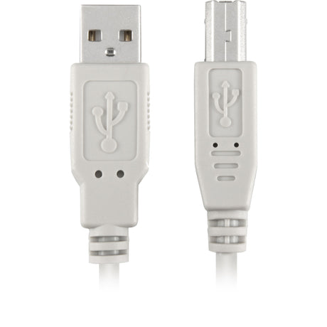 Sharkoon USB-A 2.0 > USB-B-kabel (grå, 0,5 meter)