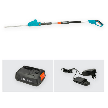 Gardena ths 42 18v batteri hækkeklipper - 42cm - med roterende hoved